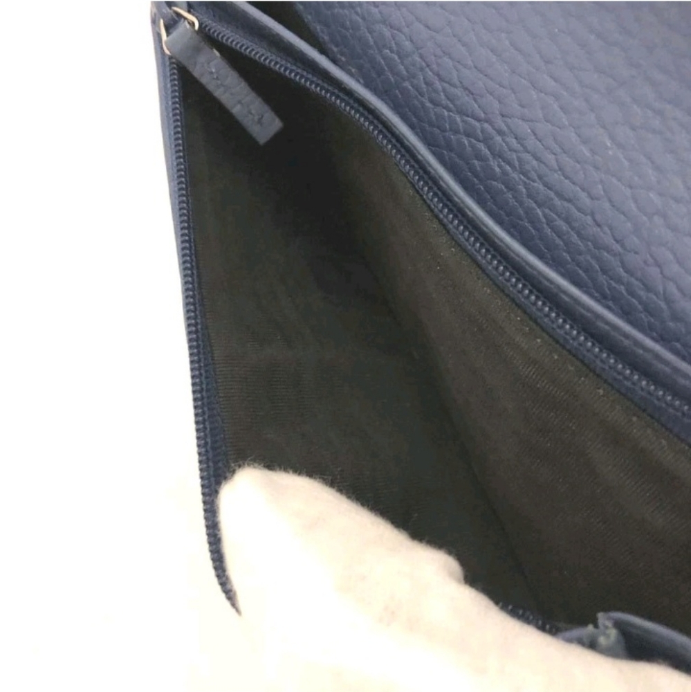 GUCCI Interlocking G Leather Long Bifold Wallet Black - Picture 5 of 8